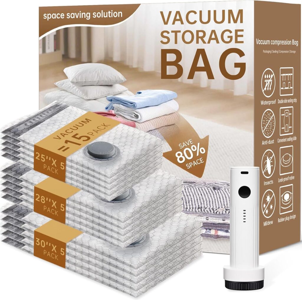 Wireless Rechargeable Vacuum Compression Bags